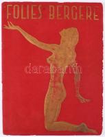 1960 Folies Bergere varieté Paris képes műsorfüzet, r. Michel Gyarmathy 28 p.