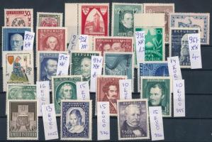 Ausztria 23 db háború utáni önálló bélyeg