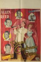 ca 1950 Benny Goodmann Story plakát, hajtva, szélén kis sérülésekkel 35x53 cm