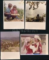 8 db Magyarországot bemutató színes MTI fotó, a hátoldalon feliratozva, 12x9 cm körül