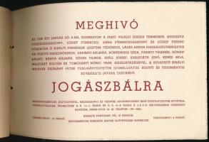 1938 Meghívó a Pesti Vigadó termeiben Auguszta főhercegasszony, József főherceg és mások védnöksége ...