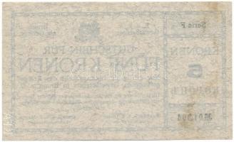 Ausztria / Brunn am Gebirge hadifogolytábor 1914-1918 k. 5k "KFA" perforációval T:AU folt
...