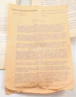 1929-1938 Mihálkovics Miklós, a Székesfővárosi Vízművek helyettes vezérigazgatója részére szóló irat...