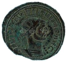 Római Birodalom 270-275 / Aurelianus / Siscia / Antoninianus ezüstözött bronz (3,74g) T:XF patina, kopott ezüstözés Roman Empire 270-275 / Aurelian / Siscia / Antoninianus silvered bronze "IMP C AVRELIANVS AVG / ORIENS AVG - XXIVI" Sol walking left, holding whip, raising right hand; a captive on each side (3,74g) C:XF patina, worn silvering RIC V 255