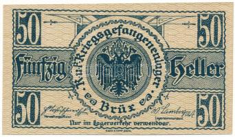 Ausztria / Brüx (Most) / Brüx / hadifogolytábor 1915-1916 k. 50h T:AU Austria / Brüx (Most) / POW camp ~1915-1916. 50 Heller C:AU