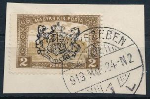 Nagyszeben 1919 Parlament 2K "NAGYSZEBEN" Bodor szakértői véleménnyel