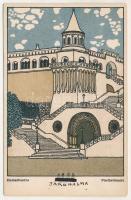 1929 Budapest I. Halászbástya / Fischerbastei. Wiener Werkstätte No. 455. (EK)