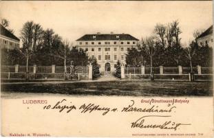 Ludbreg, Grad Strattmann Batyany / Batthyány kastély. S. Weinrebe kiadása / castle (EK)
