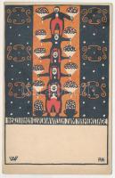 Wiener Werkstätte No. 16. litho s: Rudolf Kalvach (EK)