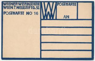 Wiener Werkstätte No. 16. litho s: Rudolf Kalvach (EK)