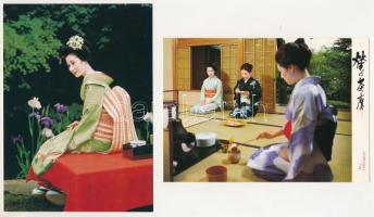Maiko girl 12 db-os japán képeslap sorozat tokban