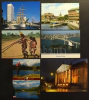 100 modern külföldi városképes lap