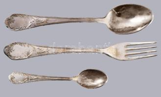 Evőeszközkészlet, 12 személyes, eredeti dobozában, szép állapotban