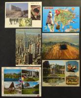 100 modern külföldi városképes lap