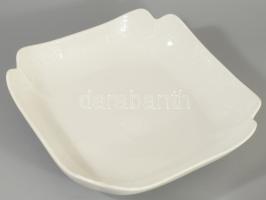 Herendi 8 darab fehér porcelán szervírozó készlet kosárfonott peremrésszel, masszába nyomott, illetv...