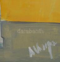 A. Varga Imre (1953- ): Csendélet, akril, farost, jelzett, 42×30 cm, fakeretben