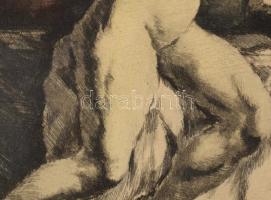 Iványi Grünwald Béla (1867-1940) és Prihoda István (1891-1965): József és Putifárné. Színezett rézka...