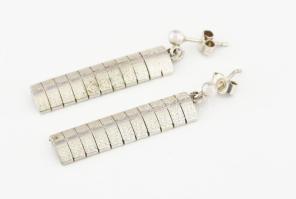 Ezüst (Ag) fülbevaló jelzett, 4,2 g