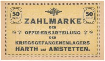 Ausztria / Harth bei Amstetten tiszti hadifogolytábor 1914-1918 k. 50h T:AU Austria / Harth bei Amstetten Officer's POW camp 1914-1918. 50 Heller C:AU