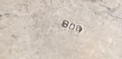 Ezüst (Ag) nyaklánc Mária medállal, jelzett, h: 55 cm, 15g