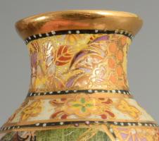japán váza, kézzel festett, hibátlan 12 cm