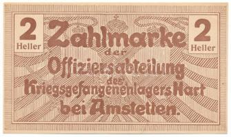 Ausztria / Harth bei Amstetten / Tiszti hadifogolytábor 1915 k. 2h T:AU sarokhajlások Austria / Harth bei Amstetten / Officer's POW camp ~1915. 2 Heller C:AU corner folds