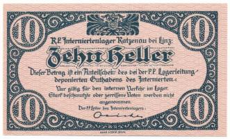 Ausztria / Katzenau Hadifogolytábor Linz közelében 1914-1918 k. 10h T:UNC
Austria / Katzenau bei Li...