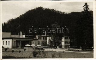 Barlangliget, Höhlenhain, Tatranská Kotlina (Magas-Tátra, Vysoké Tatry); szálloda / hotel (vágott / cut)