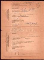 1972 Tudakozvány Japánba küldött légi levélről / Reclamation form for a japanese airmail cover "...