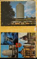410 db modern városképes lap (kb 300 magyar, a többi külföld) 3 db jó állapotú modern képeslap berak...
