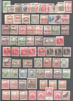Megszállási és helyi kiadások 1918-1921 143 db bélyeg A/4 berakólapon, mind Bodor vizsgálójellel
