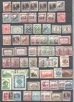 Megszállási és helyi kiadások 1918-1921 143 db bélyeg A/4 berakólapon, mind Bodor vizsgálójellel
