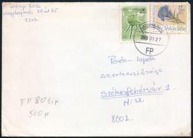 2003 Levél / Cover, "NAGYHAJMÁS" fiókposta bélyegzéssel (500 p)