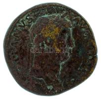 Római Birodalom 133 / Hadrianus / Róma / Sestertius bronz (24,04g) T:VF Roman Empire 133 / Hadrian / Rome / Sestertius bronze "HADRIANVS AVG COS III P P / FEL-IC[I]-[T]AS AVG - S-C" Felicitas standing left, holding branch and long caduceus (24,04g) C:VF RIC II 750