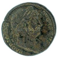 Római Birodalom 127 / Hadrianus / Róma / Sestertius bronz (25,11g) T:XF,VF patina Roman Empire 127 / Hadrian / Rome / Sestertius bronze "HADRIANVS AVGVSTVS / COS III - S-C" Roma seated left, holding Victory and cornucopiae, shield behind her (25,11g) C:XF,VF patina RIC II 636