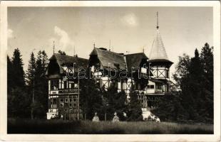 1936 Alsótátrafüred, Unter-Schmecks, Dolny Smokovec (Magas-Tátra, Vysoké Tatry); nyaraló / villa. Alex. Bresel (Poprád) photo (EK)
