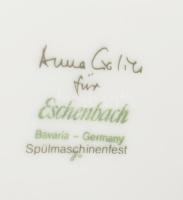 Szecessziós stílusú Bavaria teás kanna, jelzett, hibátlan, m: 14 cm