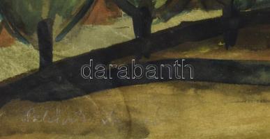 Sz. Győrfy Klára (1925-2008): Moszkva. Akvarell, papír. Jelzett. Paszpartuban. Hátoldalán Képcsarnok...