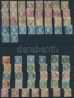 Franciaország 153 db klasszikus bélyeg 4 db közepes stecklapon