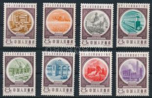 Kínai Népköztársaság 1959 473-480 (Mi EUR 120.-) (barnult gumi / brownish gum)