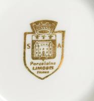 Limoges emlékcsésze, jelzett, hibátlan, m: 9 cm