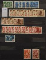 1938-tól kb az 50-es évekig magyar tétel másodpéldányokkal, portókkal, 16 lapos A/4 berakóban