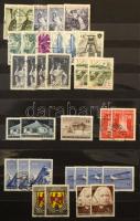 Osztrák bélyegek 1946-1968 közötti időszakból másodpéldányokkal, 12 lapos A/4 berakóban