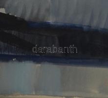 Somodi László (1919-1995): Istállók Szentendrén, 1960-as évek. Akvarell, papír. Jelzett. Hátoldalán ...