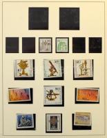 Berlin 1980-1990 gyűjtemény kezdemény SAFE albumlapokon filázva, SAFE gyűrűs borítóban