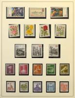 Berlin 1980-1990 gyűjtemény kezdemény SAFE albumlapokon filázva, SAFE gyűrűs borítóban