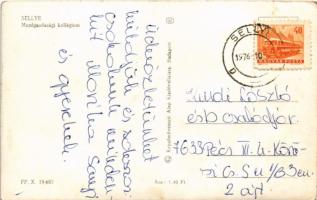 1976 Sellye, Baranyasellye; Mezőgazdasági kollégium. Képzőművészeti Alap Kiadóvállalata (EB)