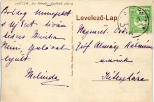 Mácsa, Macea; Gróf Károlyi Gyula kastély, park részlet. Ruhm Ödön fényképész. Károlyi Gyula későbbi ...