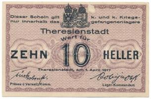 Ausztria / Theresienstadt / hadifogolytábor 1917. 10h T:XF
Austria /Theresienstadt / POW camp 1917....