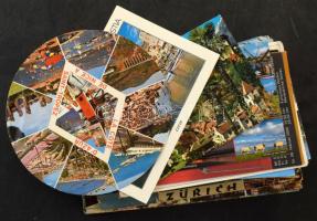 100 db MODERN külföldi város képeslap / 100 modern foreign town postcards